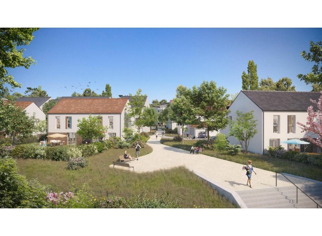 Investissement locatif en Seine et Marne 77 : programme immobilier neuf pour investir Les Terrasses de la Dhuys  Esbly