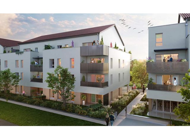 Investissement locatif en Moselle 57 : programme immobilier neuf pour investir Côté Willage  Woippy