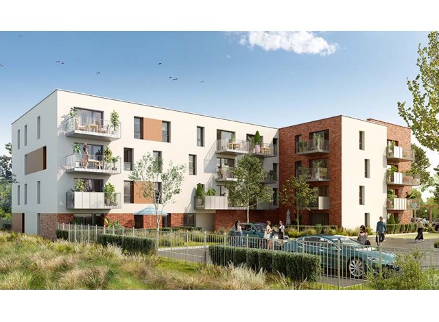 Investissement locatif dans le Nord 59 : programme immobilier neuf pour investir Lys&home  Armentières