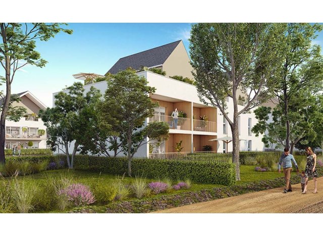 Investissement locatif en Bretagne : programme immobilier neuf pour investir Arbore'Sens  Gevezé