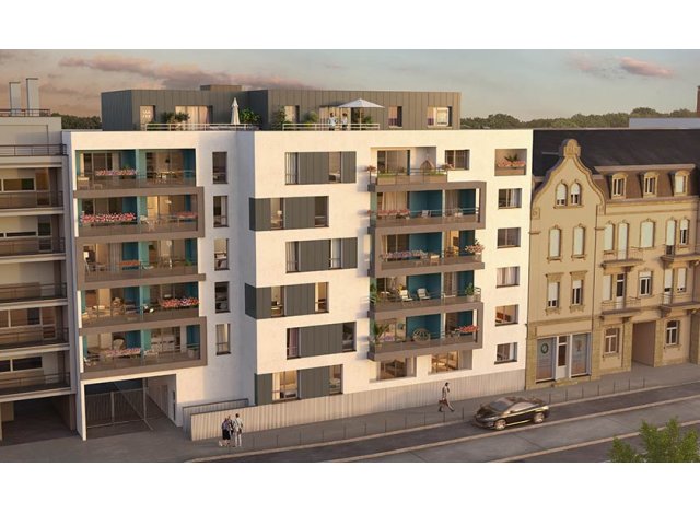 Investissement locatif en Moselle 57 : programme immobilier neuf pour investir L'Olympe  Metz