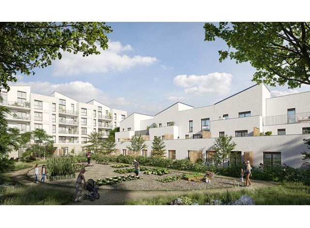 Investissement locatif en Ile-de-France : programme immobilier neuf pour investir Amaranthe  Évry-Courcouronnes