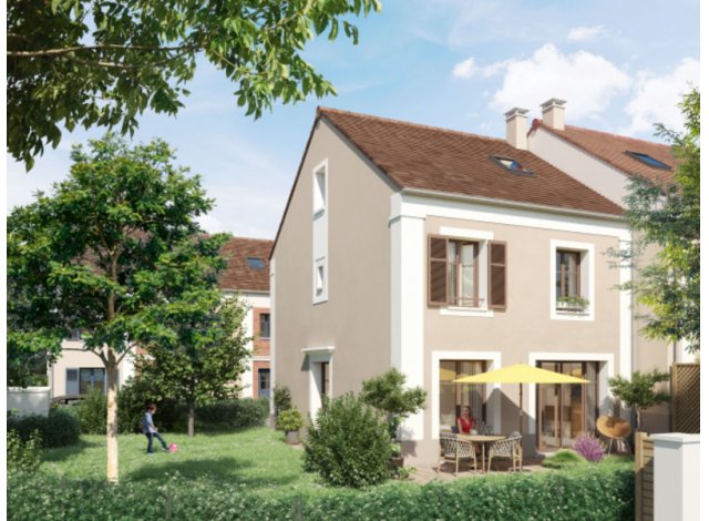 Investissement locatif en Ile-de-France : programme immobilier neuf pour investir Crespières C1  Crespières