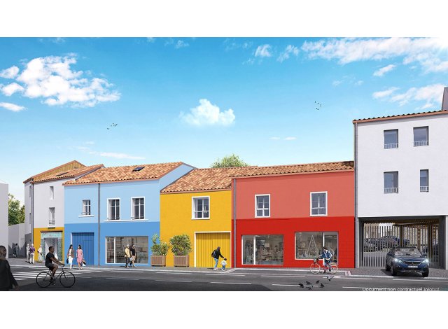 Investissement locatif en Loire Atlantique 44 : programme immobilier neuf pour investir Ilot Sémard  Rezé