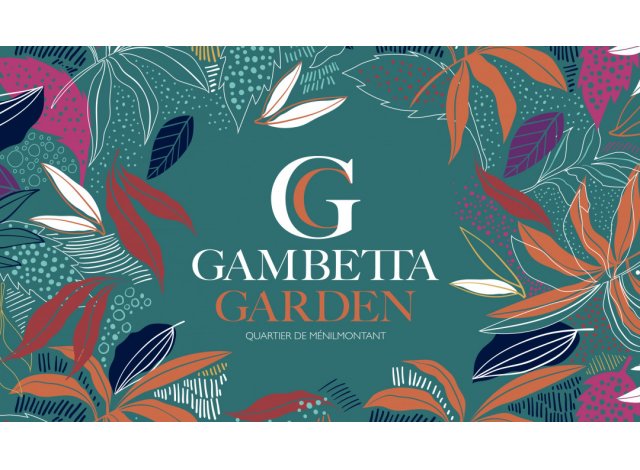 Investissement locatif  Paris : programme immobilier neuf pour investir Gambetta Garden  Paris 20ème