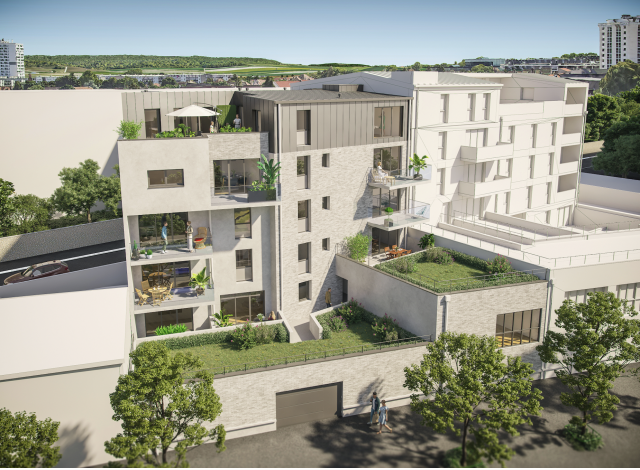 Investissement locatif dans la Marne 51 : programme immobilier neuf pour investir Residence Jeanne  Reims