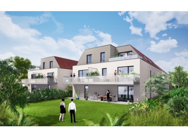 Investissement locatif  Entzheim : programme immobilier neuf pour investir L'Eden  Entzheim