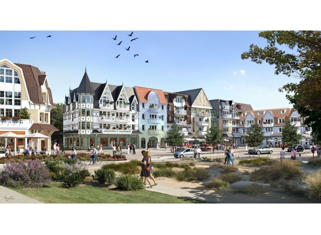 Investissement locatif dans le Pas de Calais 62 : programme immobilier neuf pour investir Quentovic  Le-Touquet-Paris-Plage