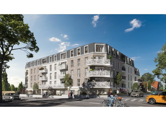 Investissement locatif en Ile-de-France : programme immobilier neuf pour investir Les Jardins d'Aunais  Aulnay-sous-Bois