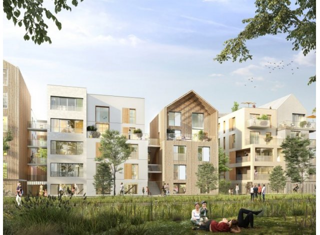 Investissement locatif en Seine-Saint-Denis 93 : programme immobilier neuf pour investir Arboresens  Noisy-le-Grand