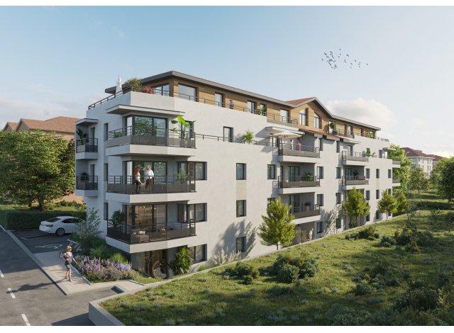 Investissement locatif  Chamonix-Mont-Blanc : programme immobilier neuf pour investir Les Balcons du Foron  La Roche-sur-Foron