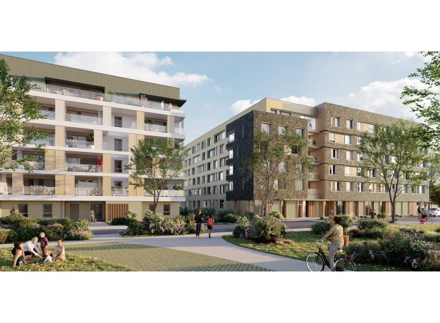 Investissement locatif en France : programme immobilier neuf pour investir L'Eveil - Everlake  Annecy