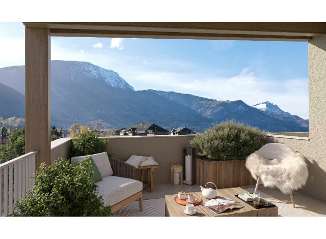 Investissement locatif  Chamonix-Mont-Blanc : programme immobilier neuf pour investir Paloma  Cluses
