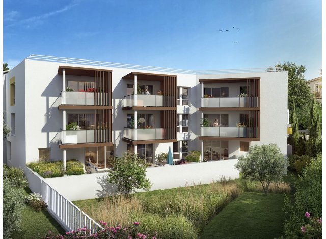 Investissement locatif dans l'Hrault 34 : programme immobilier neuf pour investir Ilot Vergne  Montpellier