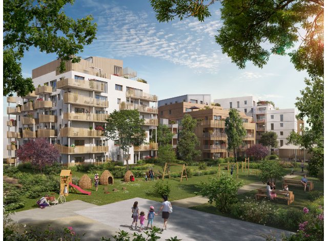 Investissement locatif en Loire Atlantique 44 : programme immobilier neuf pour investir Neo Essentiel  Orvault
