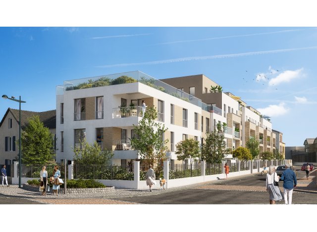 Investissement locatif dans les Yvelines 78 : programme immobilier neuf pour investir Le Camélinat  Mantes-la-Ville