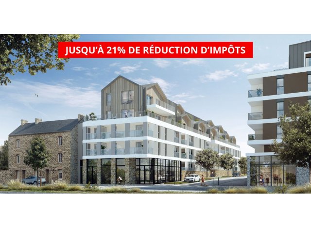 Investissement locatif en Ille et Vilaine 35 : programme immobilier neuf pour investir Montana  Saint-Malo