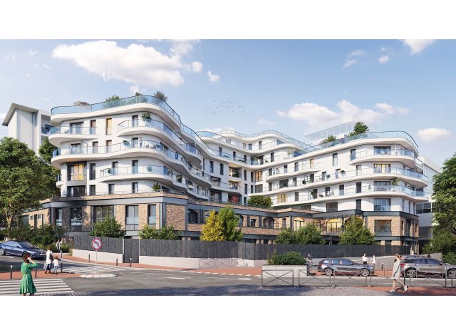Investissement locatif en Ile-de-France : programme immobilier neuf pour investir Haute Rive  Joinville-le-Pont