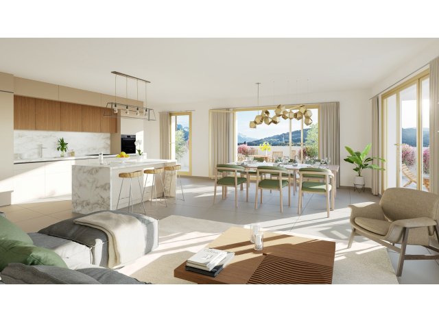 Investissement immobilier neuf avec promotion Osmose - Quartier des Hirondelles  Annecy
