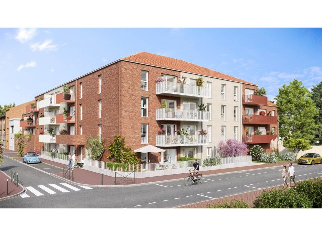 Investissement locatif dans le Pas de Calais 62 : programme immobilier neuf pour investir Côté Centre  Lens
