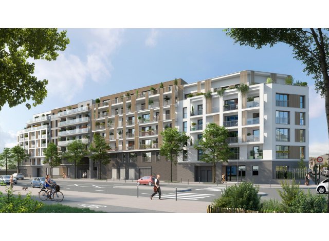 Investissement locatif  Asnires-sur-Seine : programme immobilier neuf pour investir Le Chemin des Arts  Asnières-sur-Seine