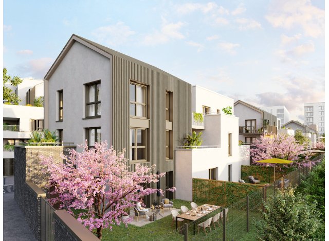 Investissement locatif en Ile-de-France : programme immobilier neuf pour investir Le Domaine des Cerisiers  Montigny-lès-Cormeilles