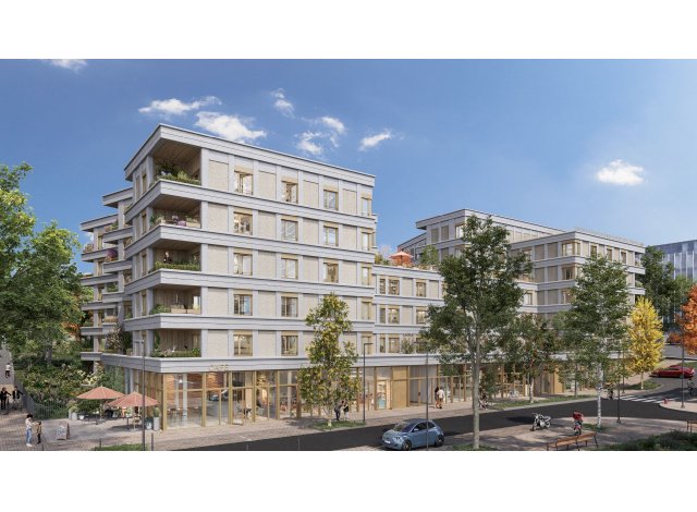 Investissement locatif  Brignais : programme immobilier neuf pour investir La Place Centrale  Bron