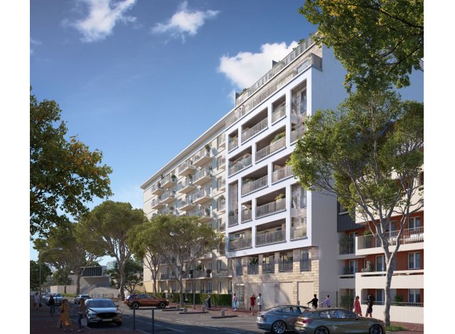 Investissement locatif  Ivry-sur-Seine : programme immobilier neuf pour investir Nuances  Issy-les-Moulineaux