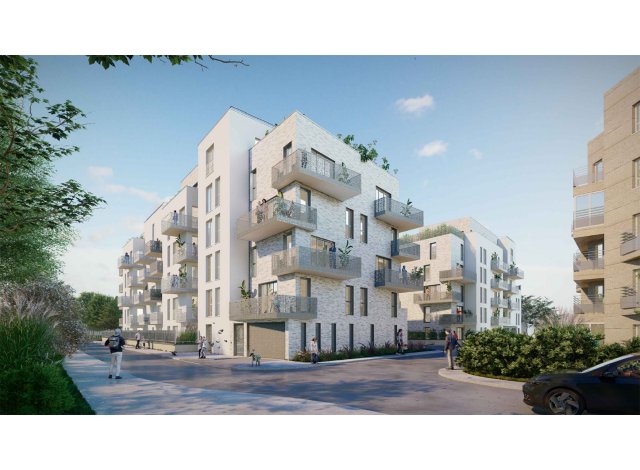 Investissement locatif en Ile-de-France : programme immobilier neuf pour investir Résidence Obré  Ermont