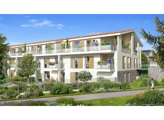 Investissement locatif  Brignais : programme immobilier neuf pour investir Les Marelles  Ternay
