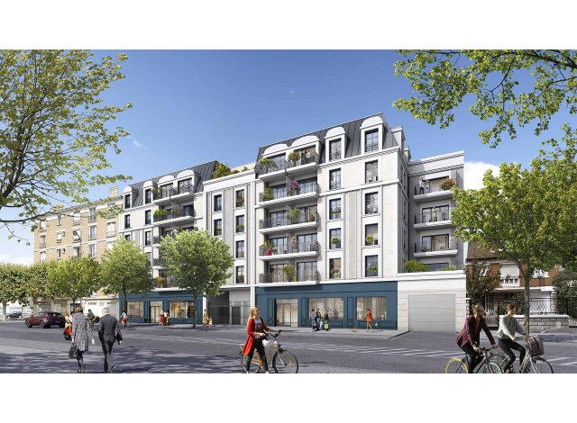 Investissement locatif en Ile-de-France : programme immobilier neuf pour investir Les Jardins de Lonray  Champigny-sur-Marne