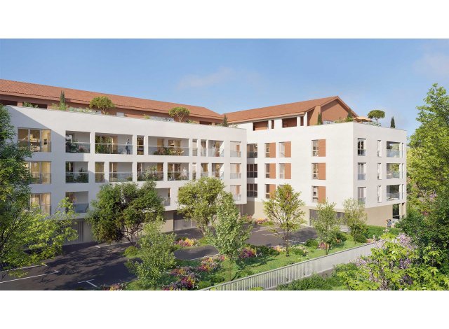 Investissement locatif dans l'Ain 01 : programme immobilier neuf pour investir Les Terrasses du Mail  Bourg-en-Bresse