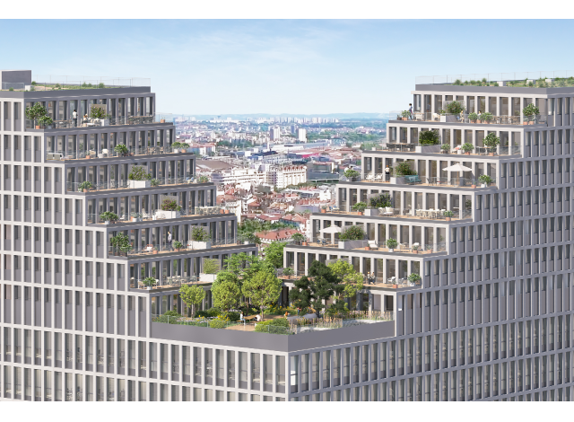 Investissement locatif  Lyon 3me : programme immobilier neuf pour investir Ki - Part Dieu  Lyon 3ème