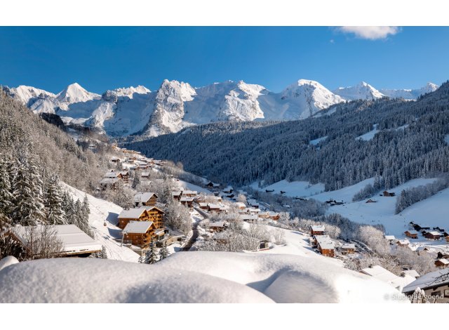 Investissement locatif en Haute-Savoie 74 : programme immobilier neuf pour investir Chalets de Joy  Le-Grand-Bornand