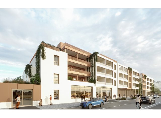 Investissement locatif en Aquitaine : programme immobilier neuf pour investir Link²  Dax
