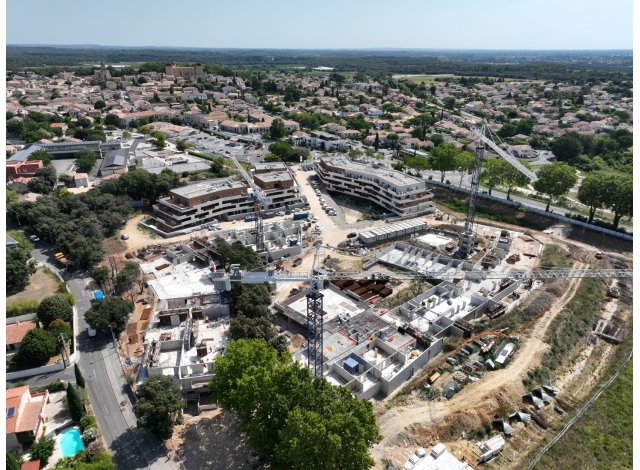 Investissement locatif  Bagnols-sur-Cze : programme immobilier neuf pour investir Domaine les Lavandieres  Castries