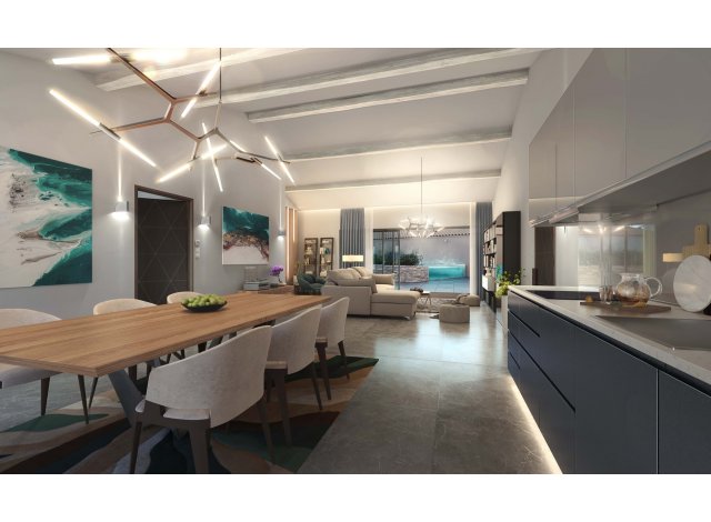 Investissement locatif  Font-Romeu-Odeillo-Via : programme immobilier neuf pour investir Le Miami Rooftop  Canet-en-Roussillon