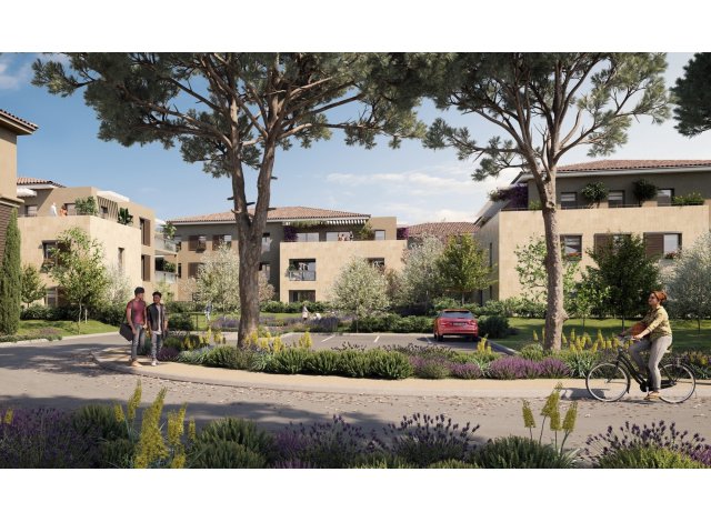 Investissement locatif  Rousset : programme immobilier neuf pour investir BRS - Mosaïk  Aix-en-Provence