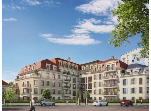 Investissement locatif dans les Hauts de Seine 92 : programme immobilier neuf pour investir Les Jardins Mansart  Clamart