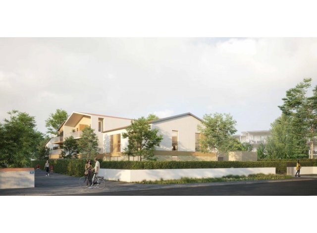 Investissement locatif  Pessac : programme immobilier neuf pour investir Villa les Roses  Pessac