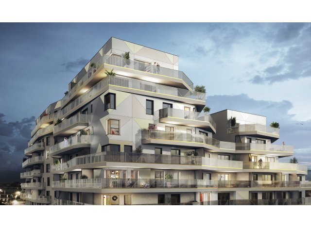 Investissement locatif dans les Hauts de Seine 92 : programme immobilier neuf pour investir Origami  Rueil-Malmaison