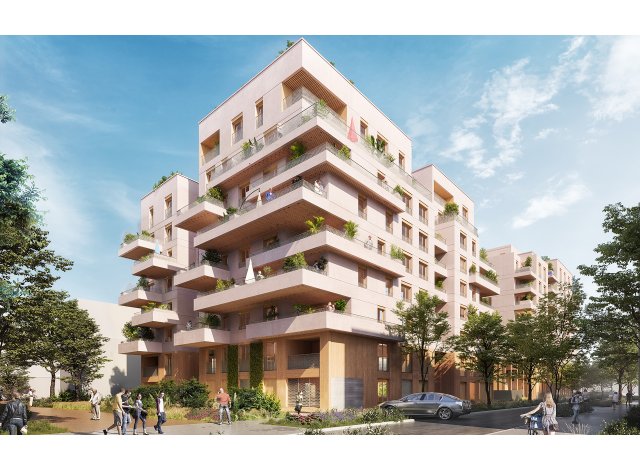 Investissement locatif  Lyon : programme immobilier neuf pour investir Wellcome - Harmony  Lyon 7ème