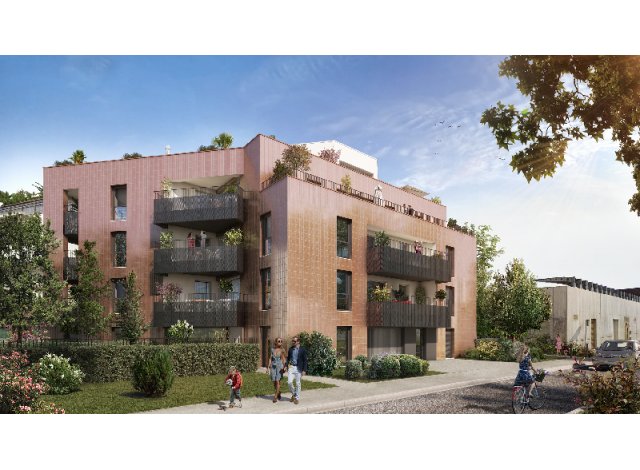 Investissement locatif en Haute-Garonne 31 : programme immobilier neuf pour investir Les Jardins de Mila  Toulouse