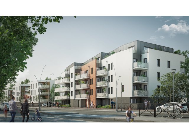 Investissement locatif  Louviers : programme immobilier neuf pour investir Les Amandiers  Louviers