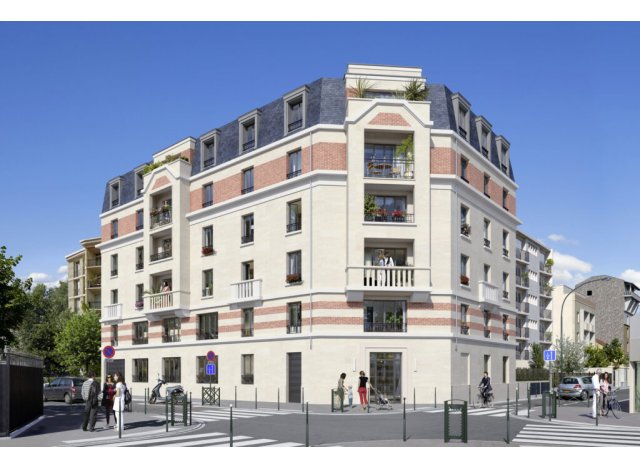 Investissement locatif dans les Hauts de Seine 92 : programme immobilier neuf pour investir Villa des Arts  Asnières-sur-Seine