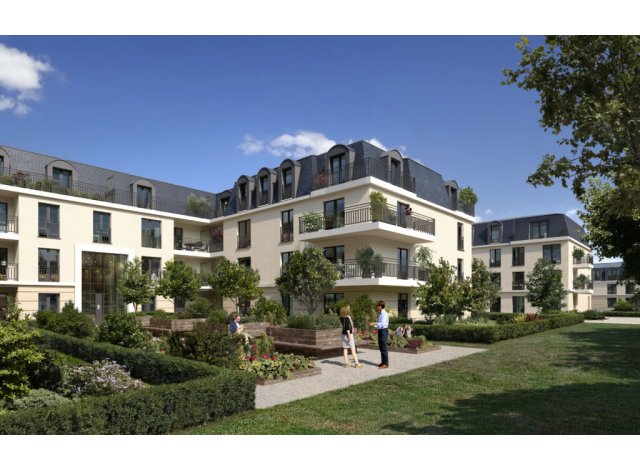 Investissement locatif dans l'Essonne 91 : programme immobilier neuf pour investir Le Domaine du Roi  Dourdan