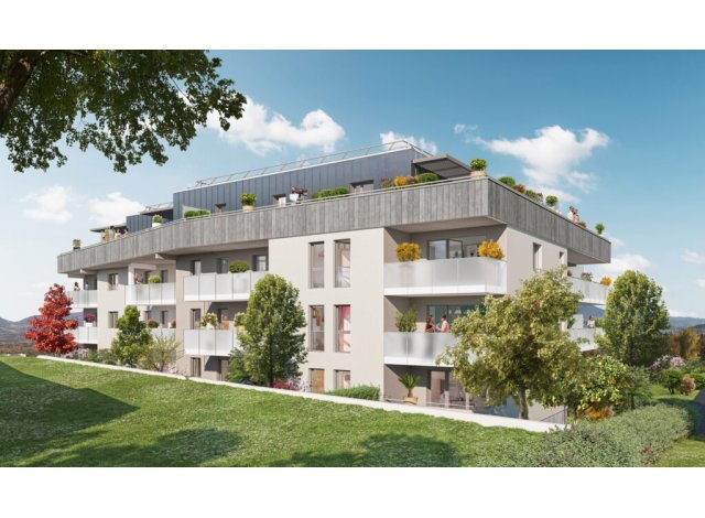 Investissement locatif en Haute-Savoie 74 : programme immobilier neuf pour investir Horizon  Thonon-les-Bains