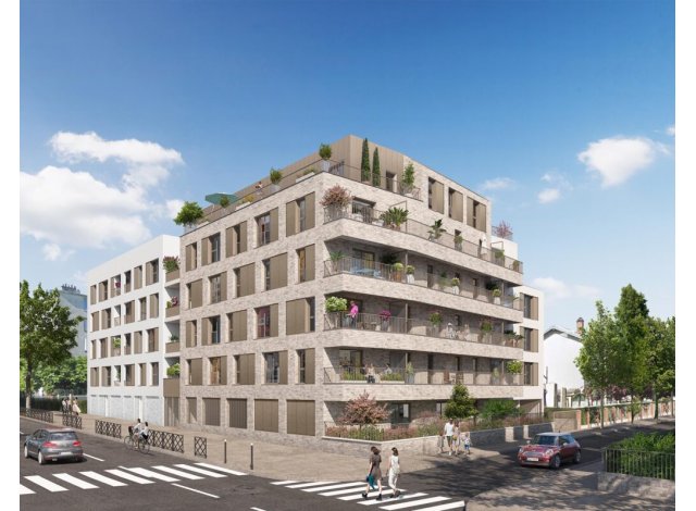 Investissement locatif en Ile-de-France : programme immobilier neuf pour investir Les Jardins du Parc  Stains