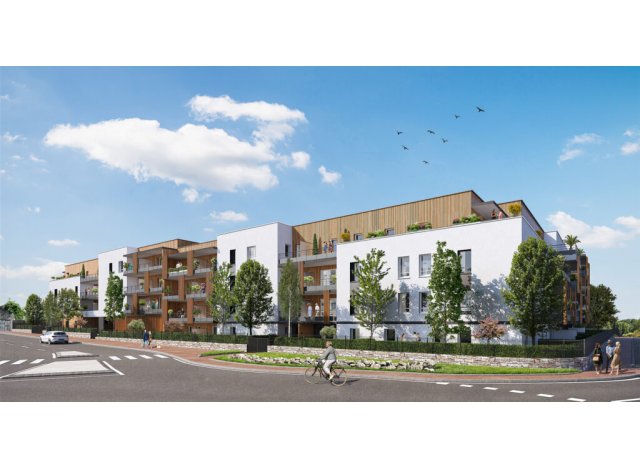 Investissement locatif en Vende 85 : programme immobilier neuf pour investir Les Boiseries du Landreau  Les Herbiers