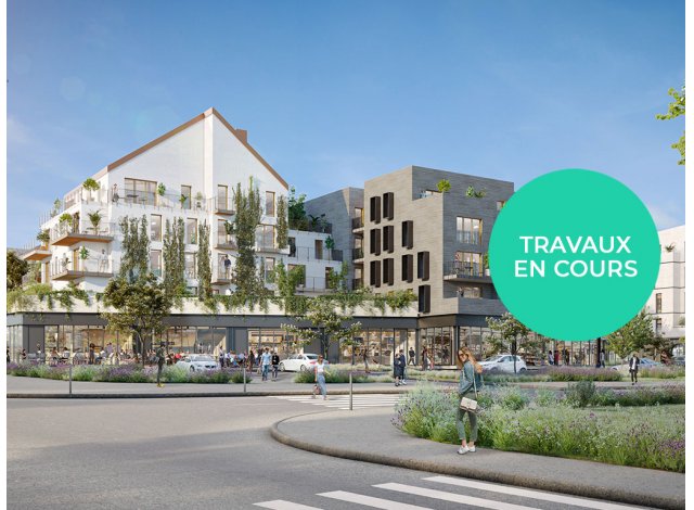 Investissement locatif dans les Yvelines 78 : programme immobilier neuf pour investir Le Domaine du Parc Mansart  Plaisir